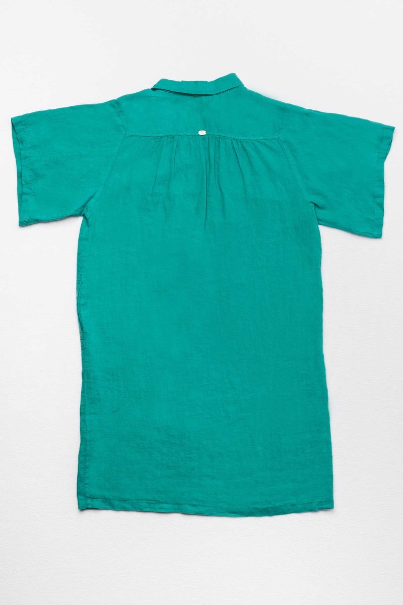 Robe chemise oversize en lin - Mat de Misaine