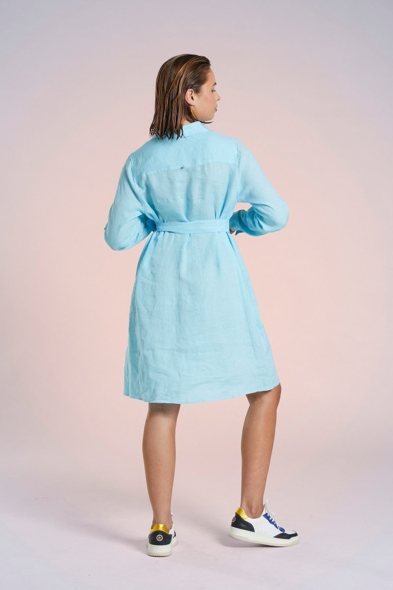 Robe chemisier en lin RECIF - Mat de Misaine