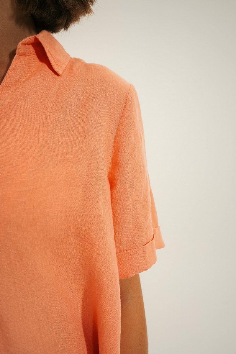 robe courte en lin RITA - Mat de Misaine