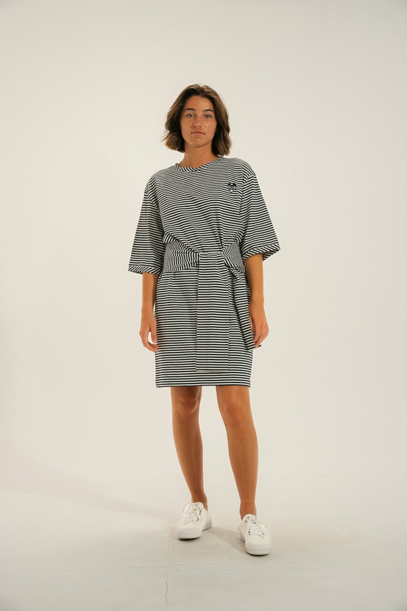 robe courte rayée RAFINA - Mat de Misaine