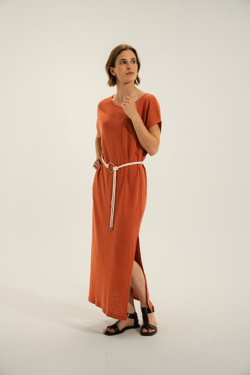 Robe longue en jersey ROSE - Mat de Misaine