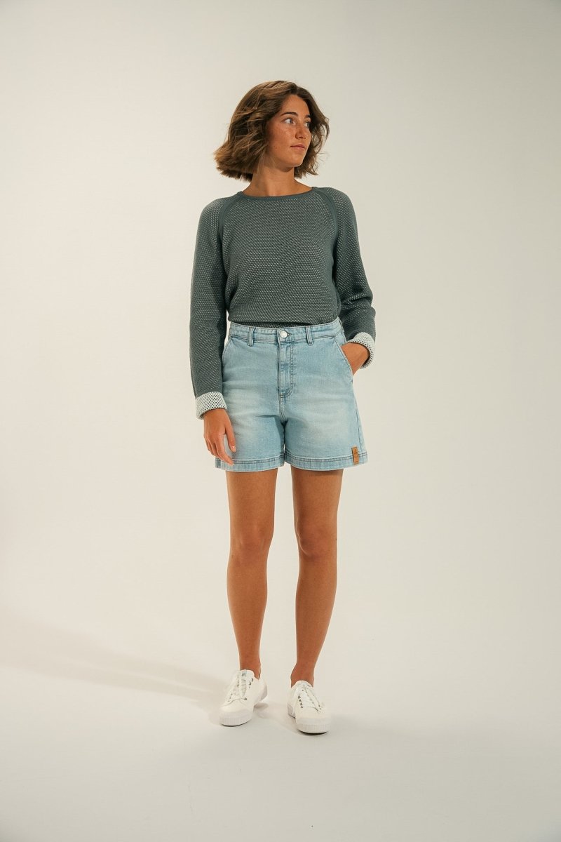 Short en jeans SALINE - Mat de Misaine