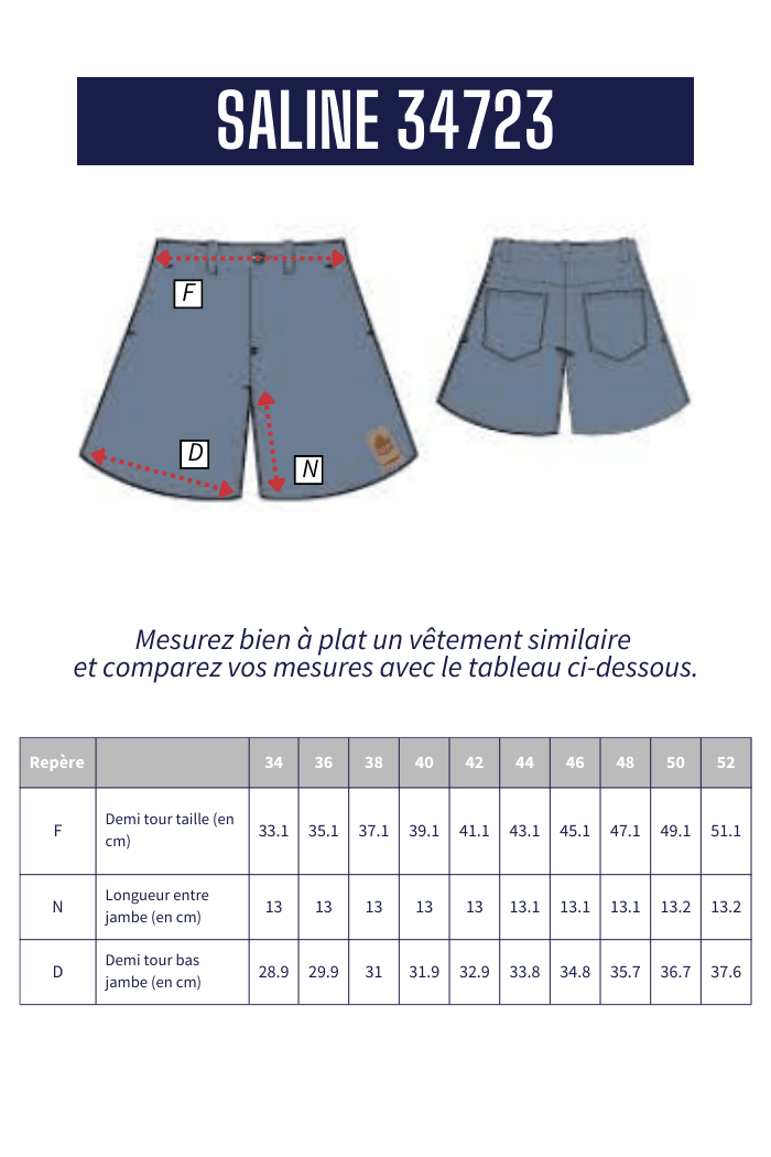 Short SALINE - Mat de Misaine