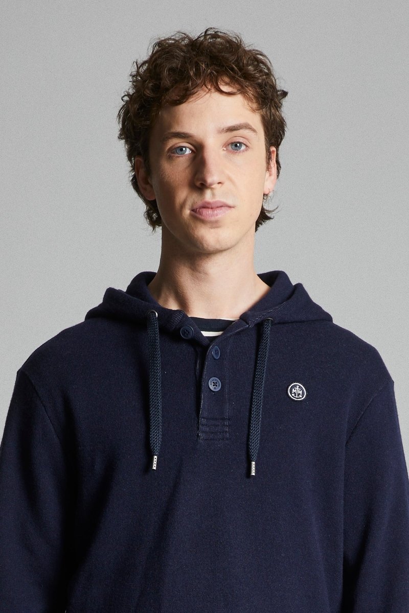 Sweat boutonné à capuche MAGIX - Mat de Misaine