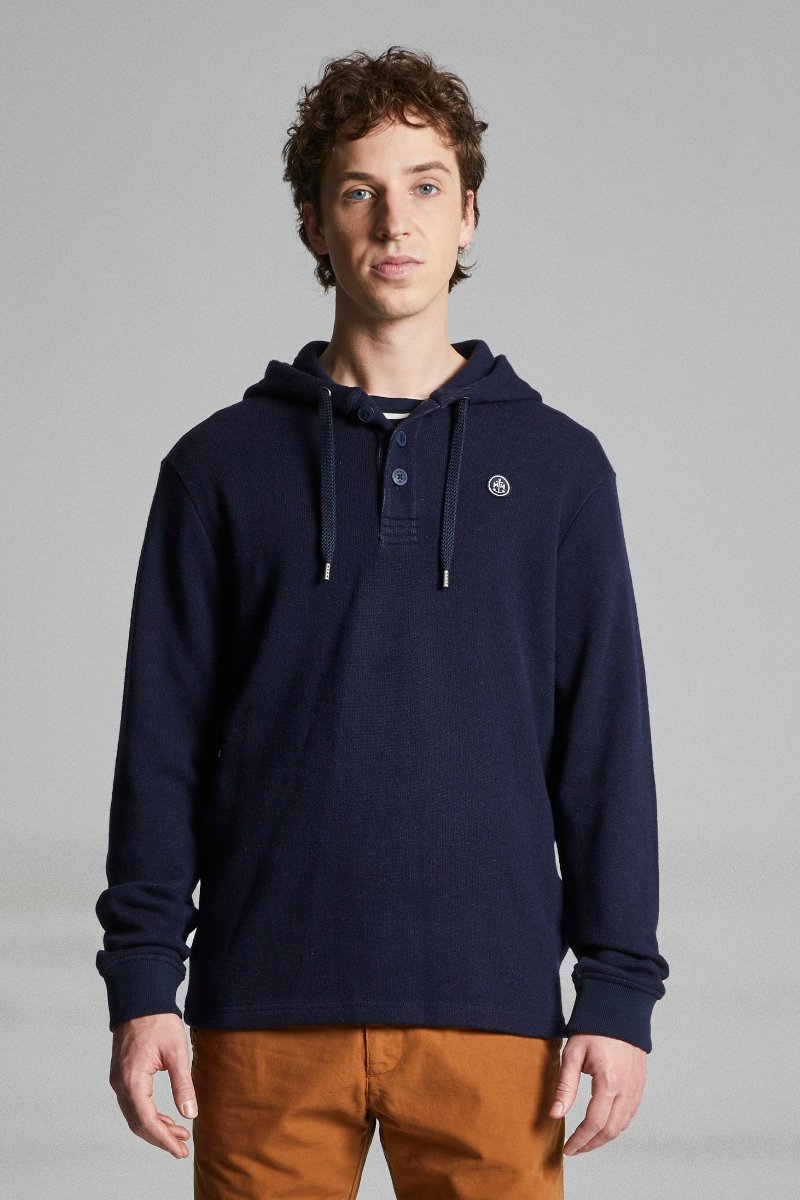 Sweat boutonné à capuche MAGIX - Mat de Misaine