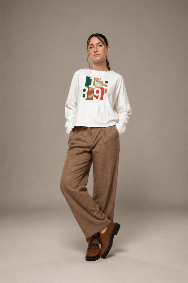 T-shirt oversize MAKI - Mat de Misaine