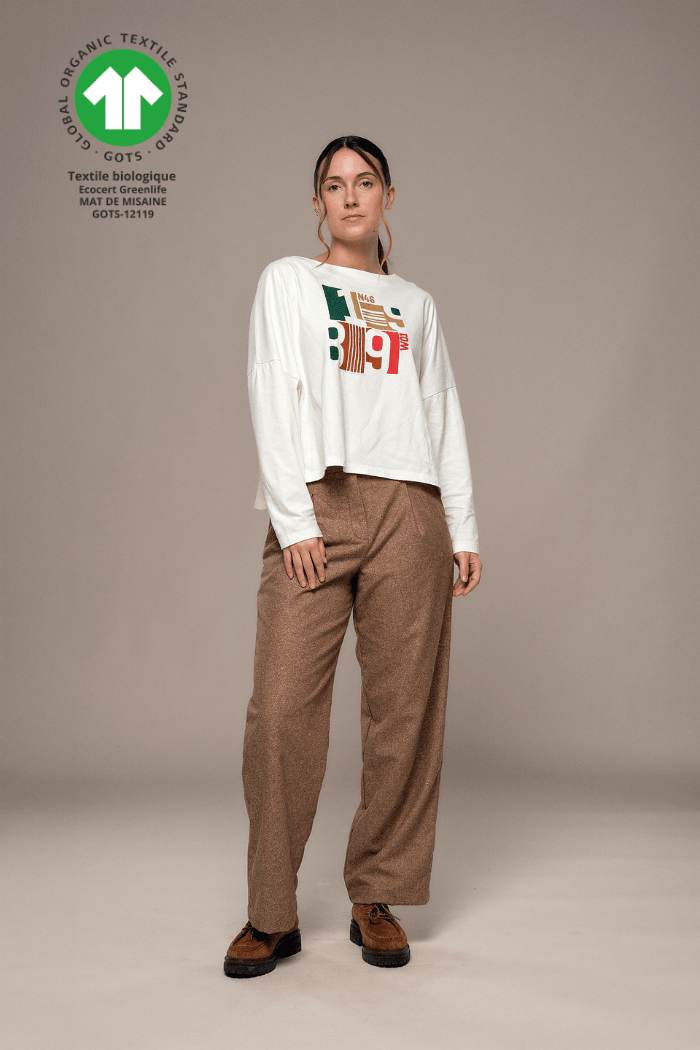 T-shirt oversize MAKI - Mat de Misaine