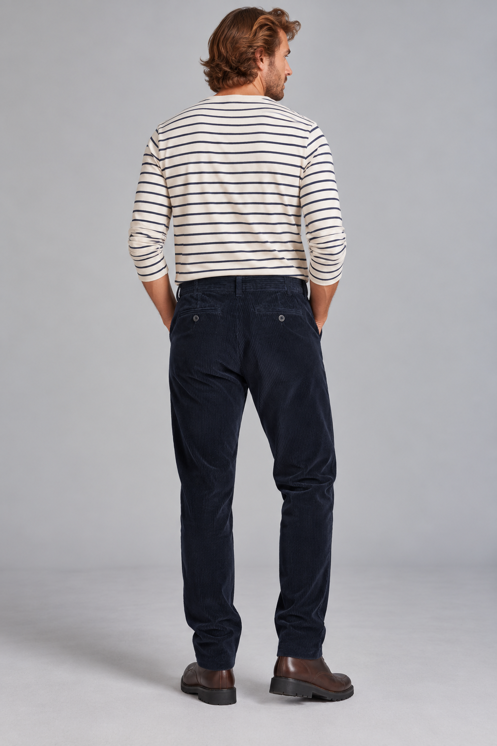 Pantalon chino en velours TRANSAT
