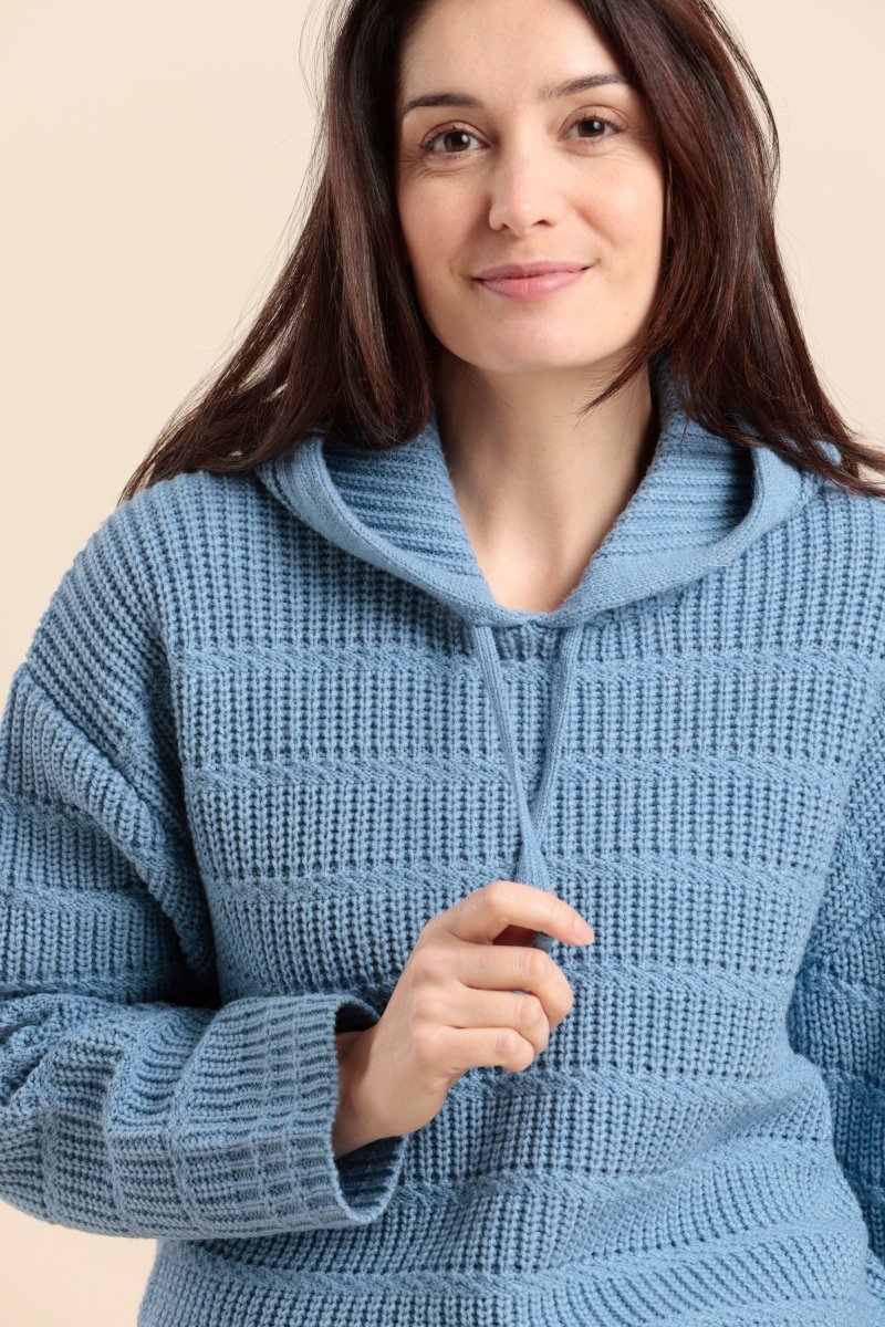 Pull capuche laine sale