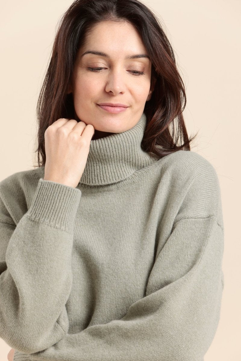 Col Roulé Pulls Francais Selected Homme Pull Col Roulé Fin Marine