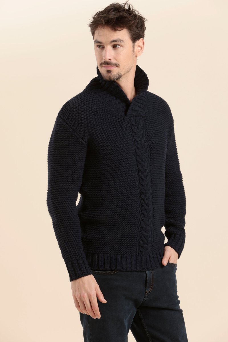 tricot manches longues homme laine - Mat de Misaine