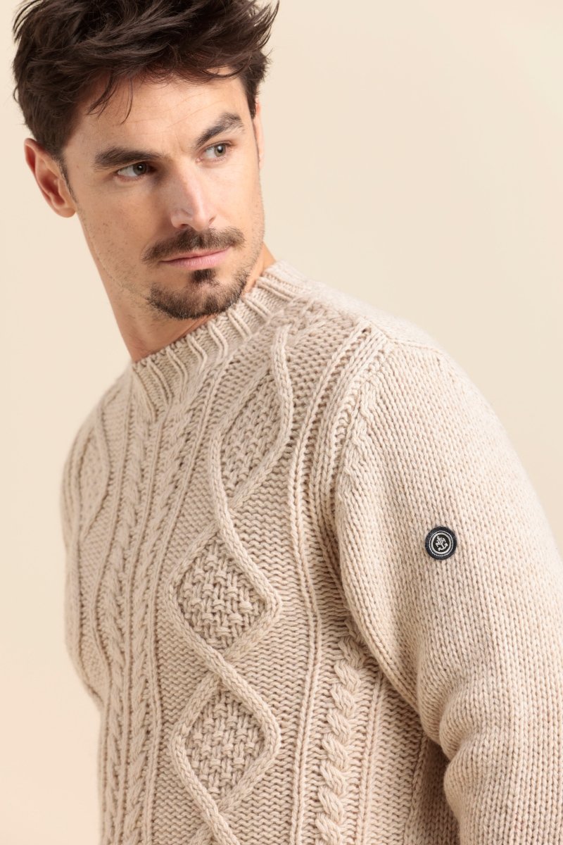 tricot manches longues homme laine - Mat de Misaine