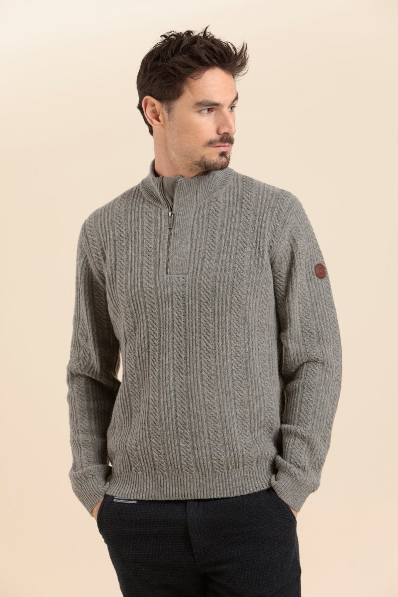 tricot manches longues homme laine - Mat de Misaine