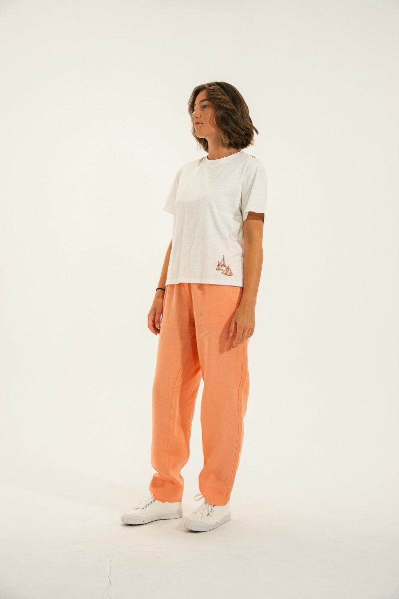 Tshirt broderie bateau MILA - Mat de Misaine