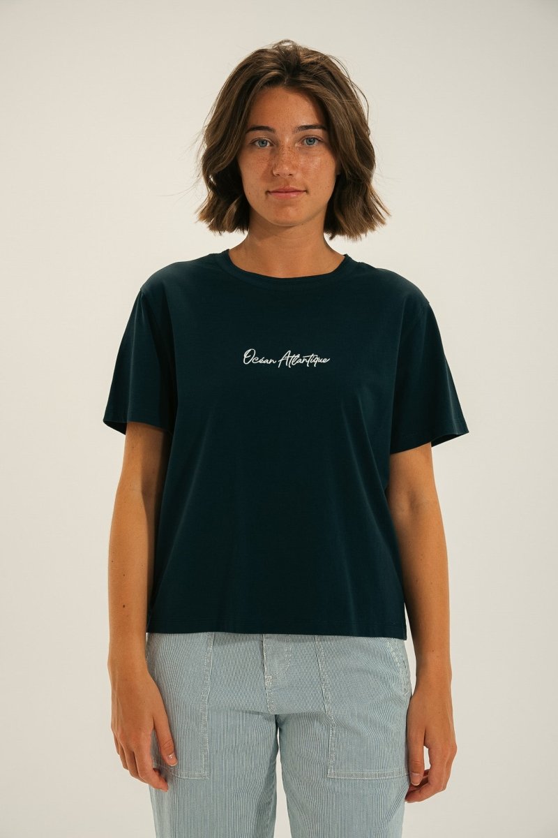 Tshirt broderie océan MILA. - Mat de Misaine
