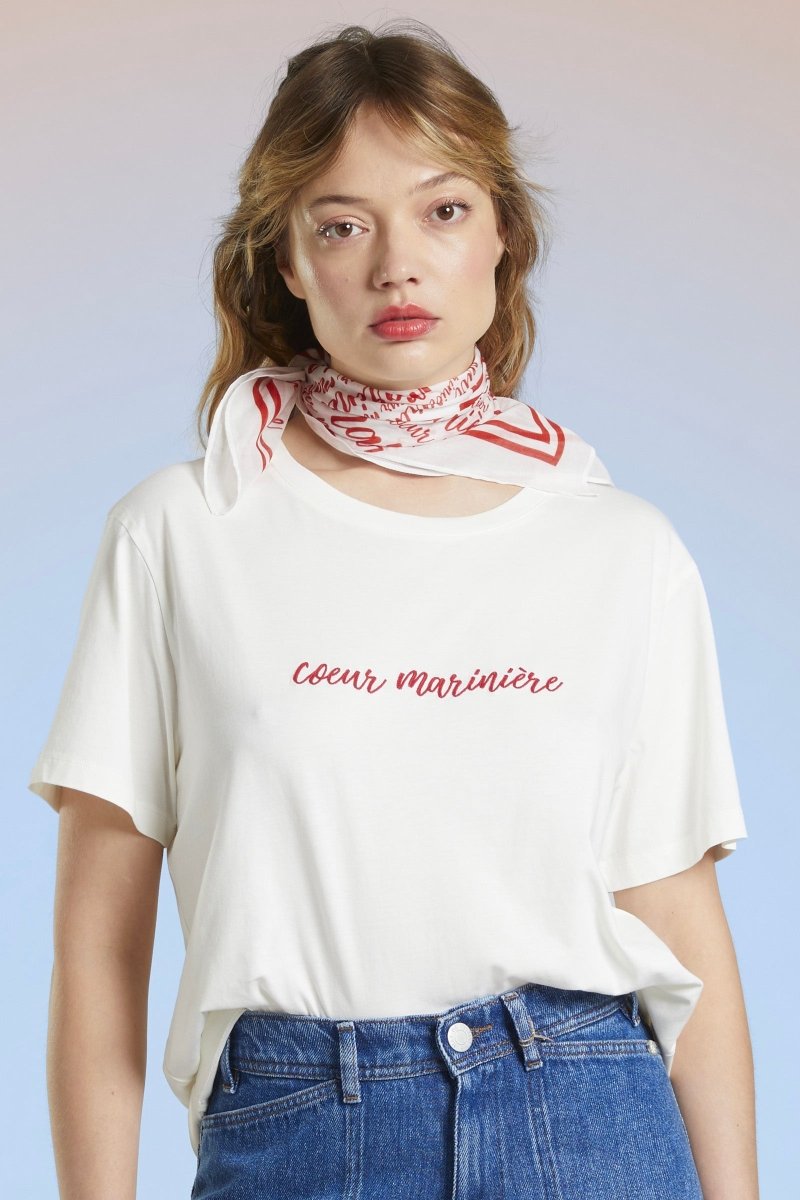 Tshirt Cœur Marinière MILOU - Mat de Misaine