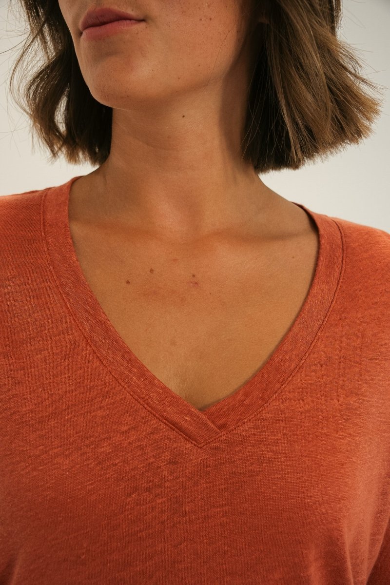 Tshirt encolure V MALTE - Mat de Misaine