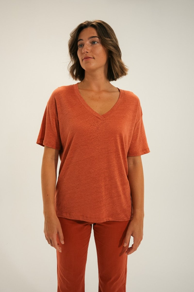 Tshirt encolure V MALTE - Mat de Misaine