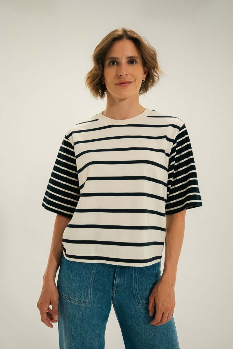 Tshirt jeu de rayures MEDINA - Mat de Misaine