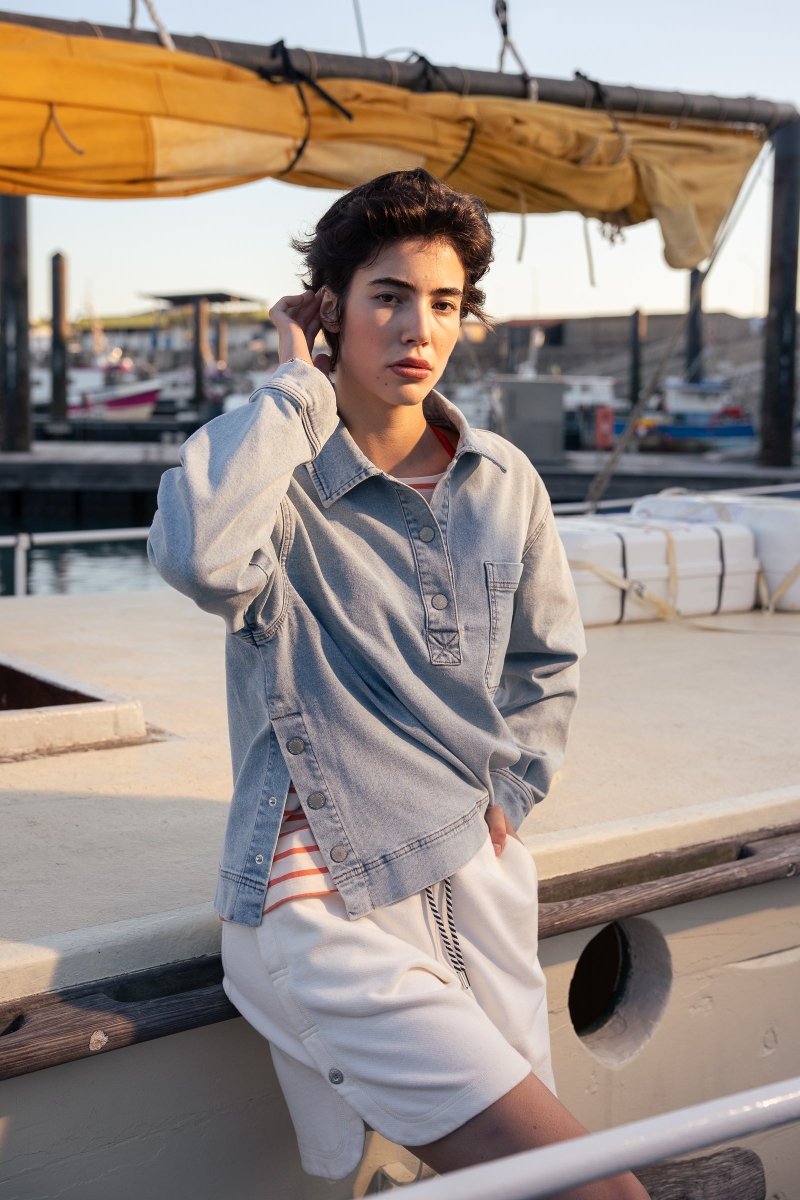 Vareuse en jeans VELIQUE - Mat de Misaine