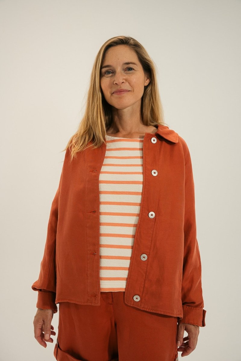 Veste courte en lyocell VENISE - Mat de Misaine