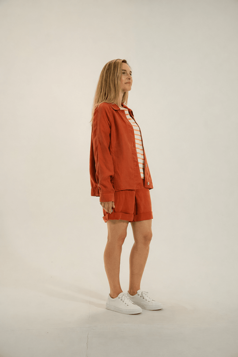 Veste courte en lyocell VENISE - Mat de Misaine