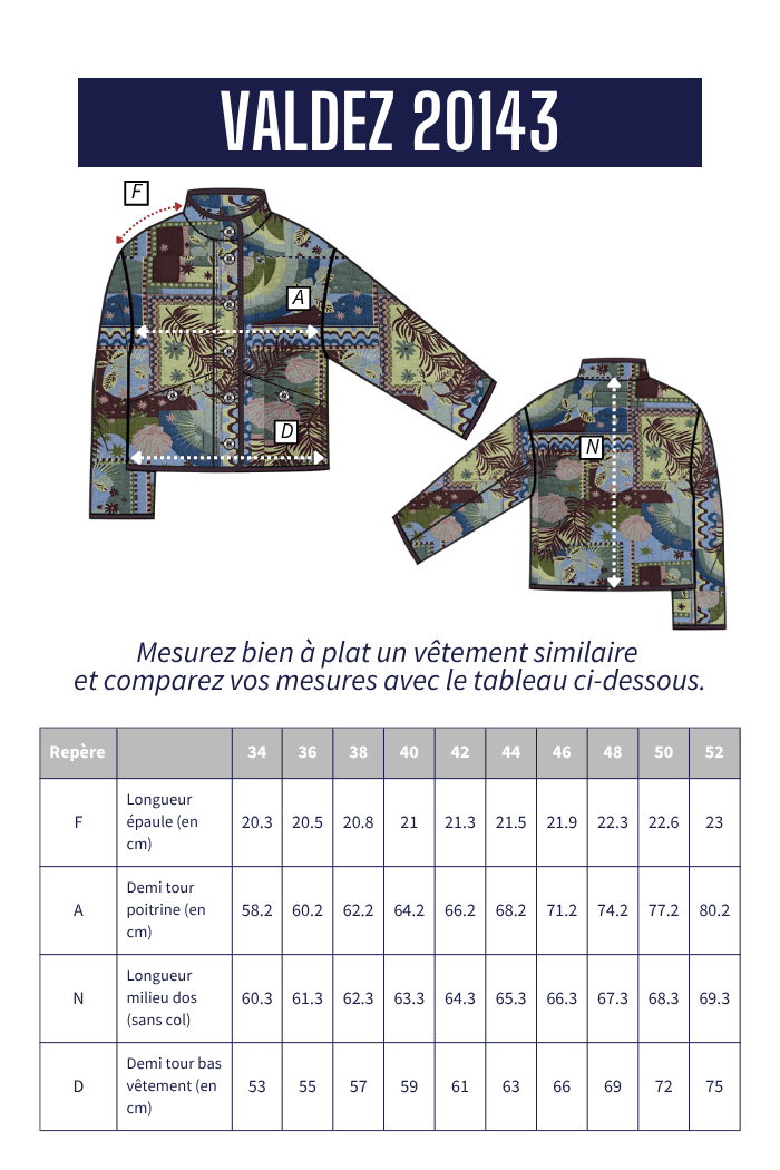 Veste courte VALDEZ - Mat de Misaine