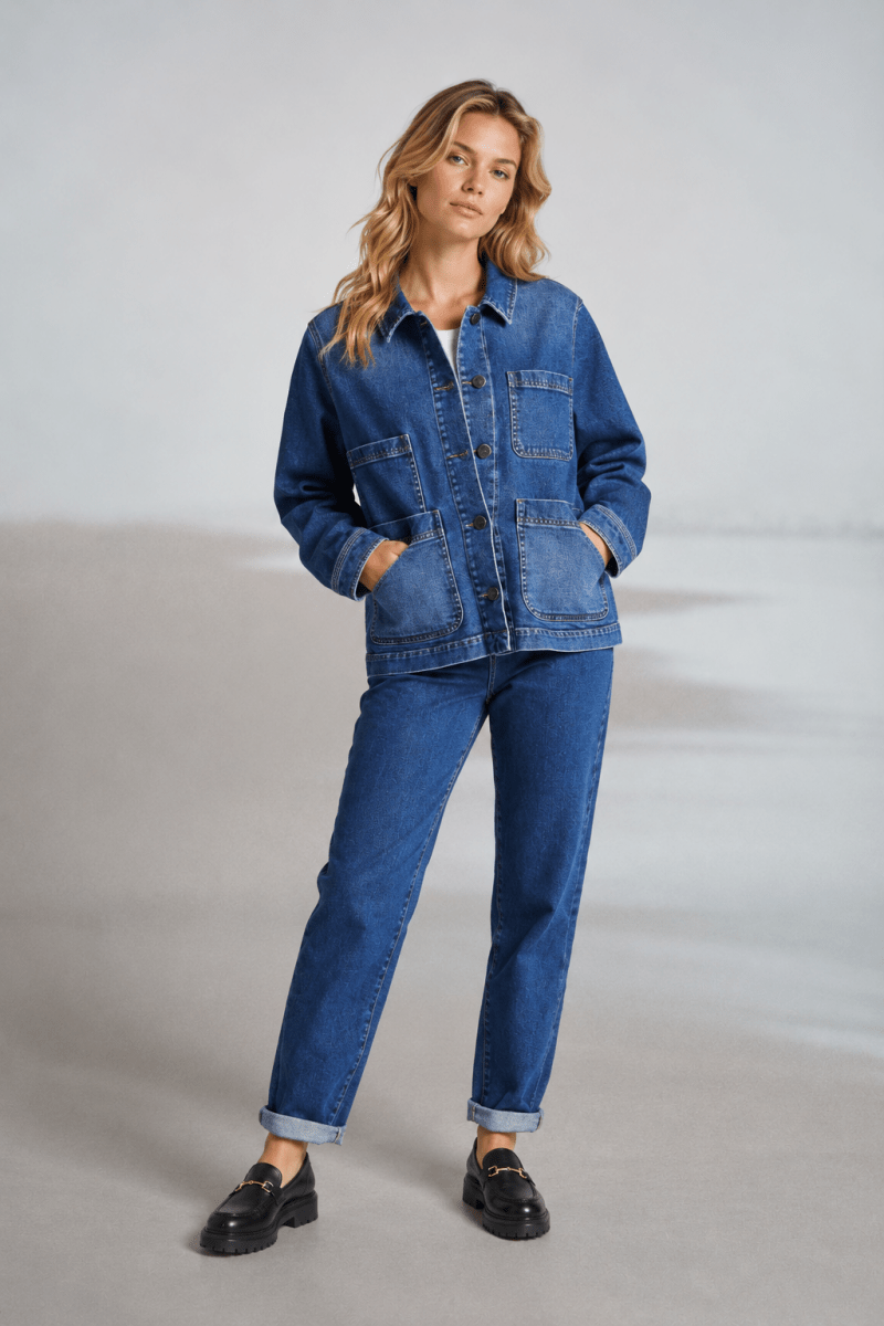 Veste de travail en denim VERONE - Mat de Misaine