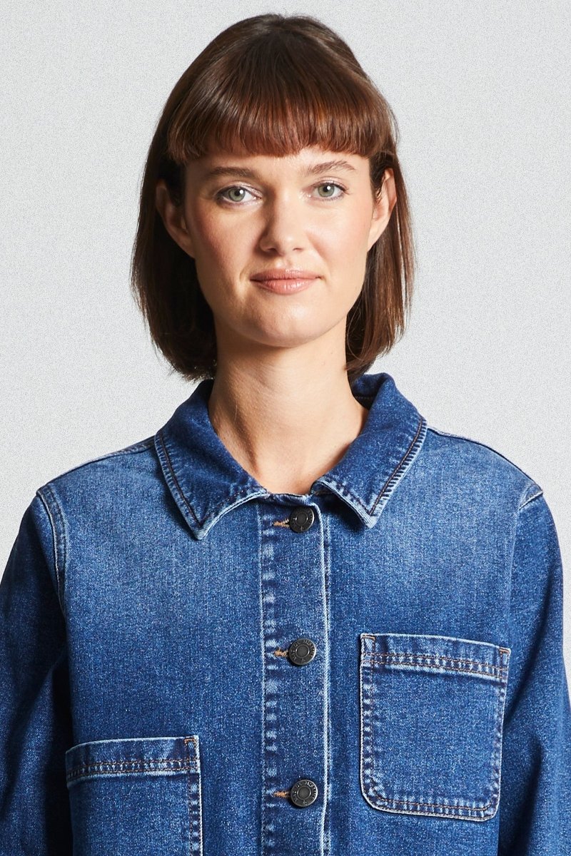 Veste de travail en denim VERONE - Mat de Misaine
