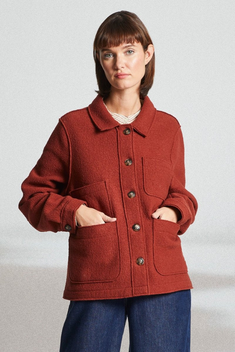 Veste de travail en laine bouillie VERONE - Mat de Misaine