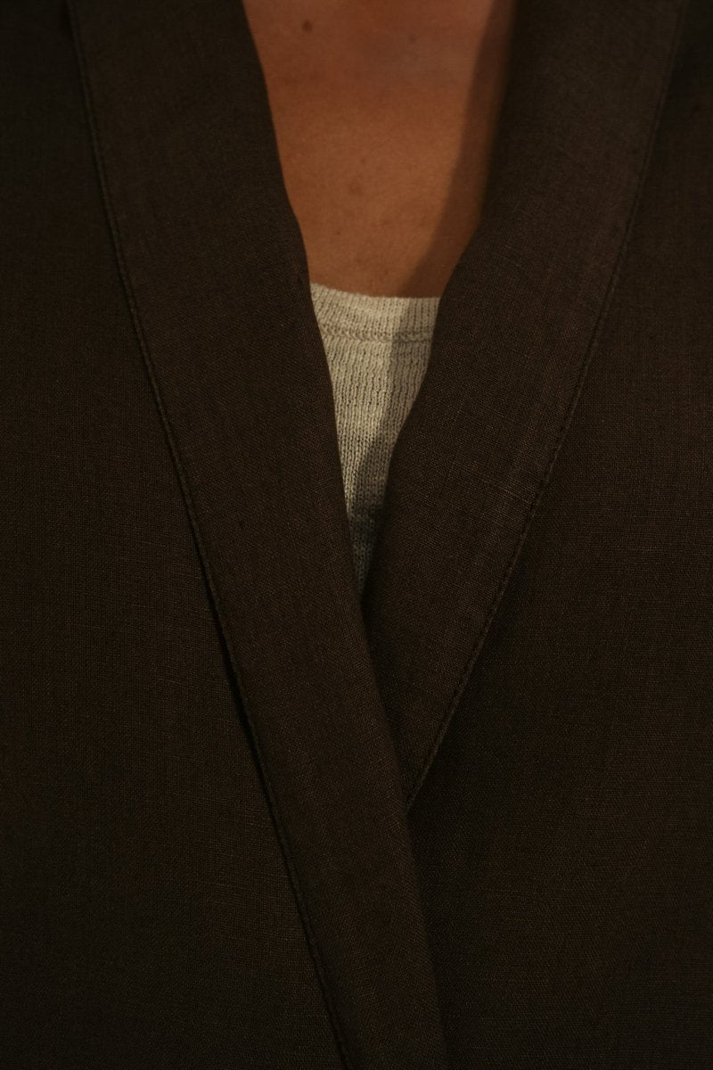 veste en lin sans manches VOLTA - Mat de Misaine