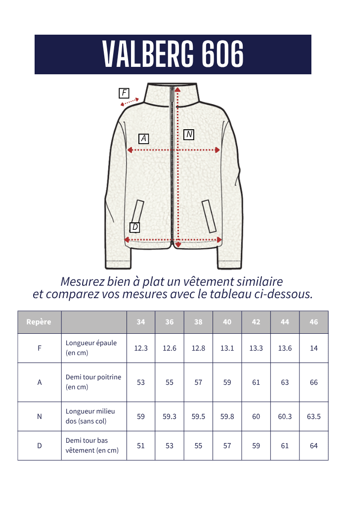 Veste zippée VALBERG - Mat de Misaine