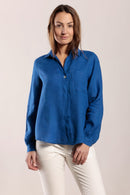 Chemise en lin esprit vareuse