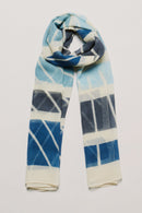 Echarpe en laine motif soleil