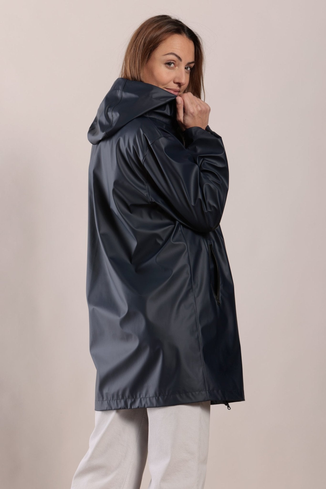 Impermeable 2025 cire noir