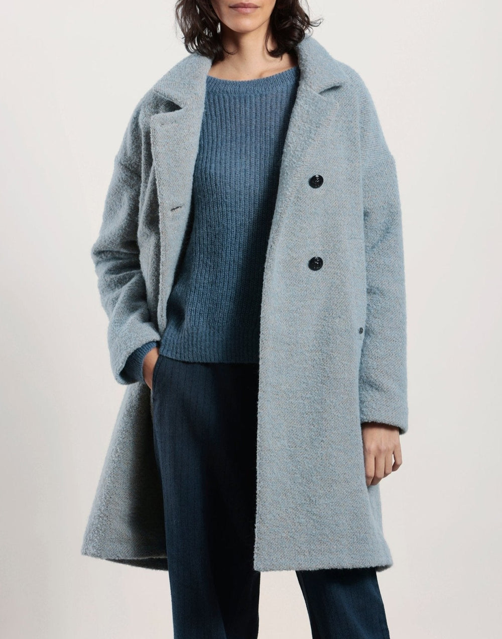 Manteau effet mousseux Mat de Misaine