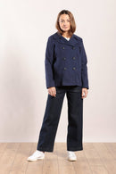 Caban été en denim
