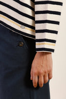 Marinière oversize en coton bio