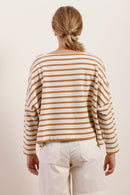 Marinière oversize en coton bio