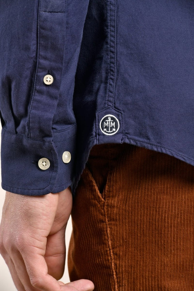 Chemise avec poche passepoilée en coton bio - Mat de Misaine
