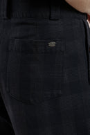 Pantalon large en flanelle à carreaux