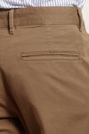 Pantalon chino en gabardine de coton