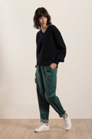 Pull torsadé en laine merinos