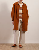Manteau léger en coton lin natté