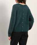 Pull avec dos boutonné en mohair