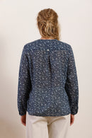 Blouse en voile de coton imprimé