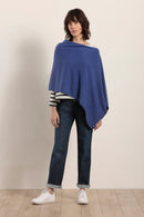 Poncho en laine et cachemire