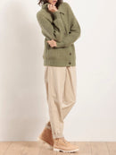 Cardigan avec col en mohair
