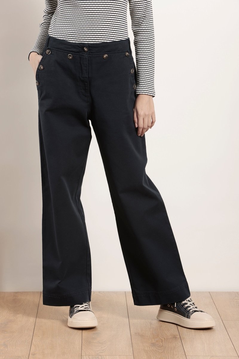 Pantalon femme à outlet pont