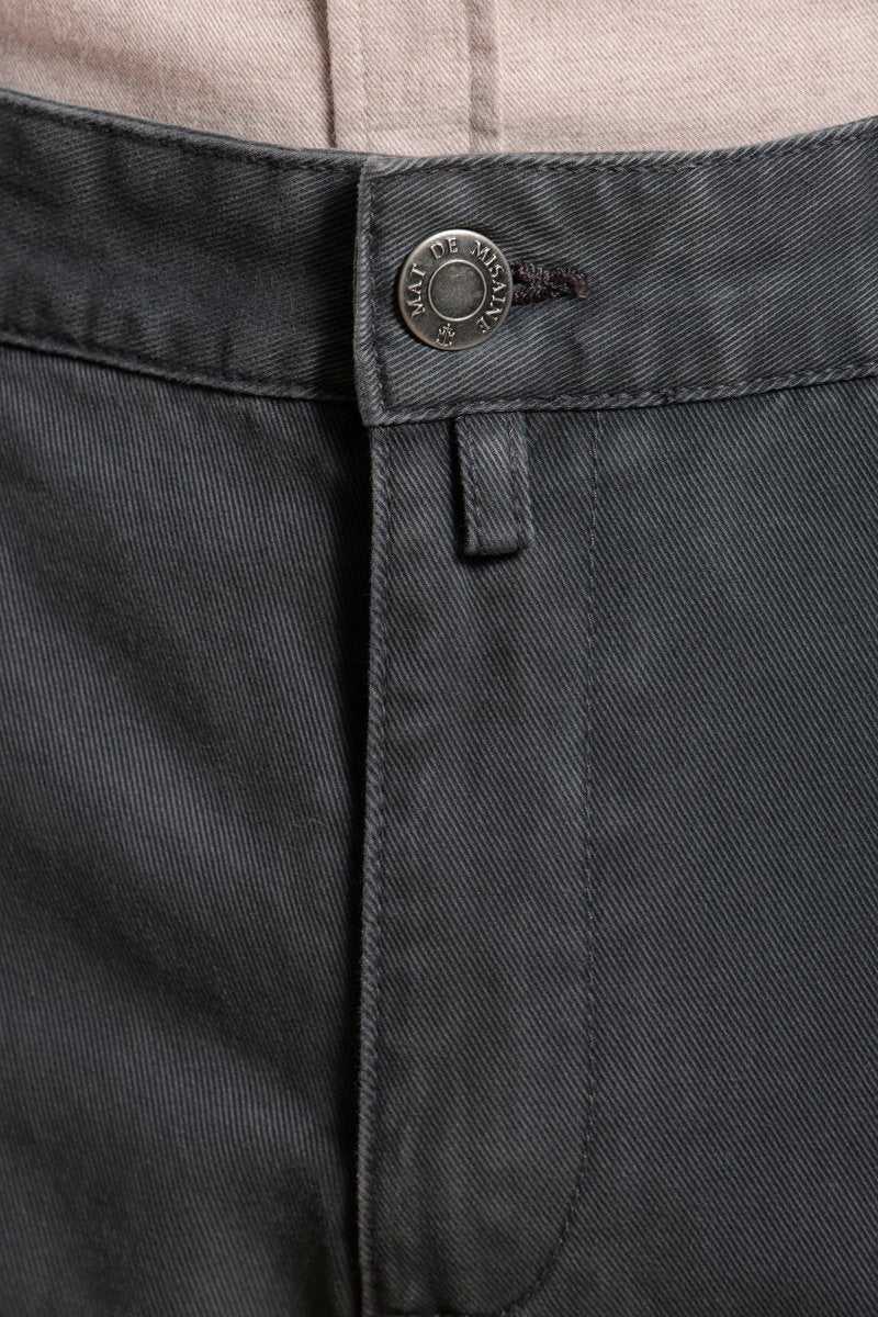 Pantalon chino taille élastiquée en coton bio - Mat de Misaine